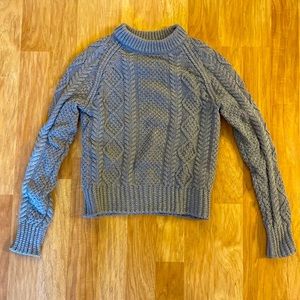 Grey LL Bean Signature Sweater